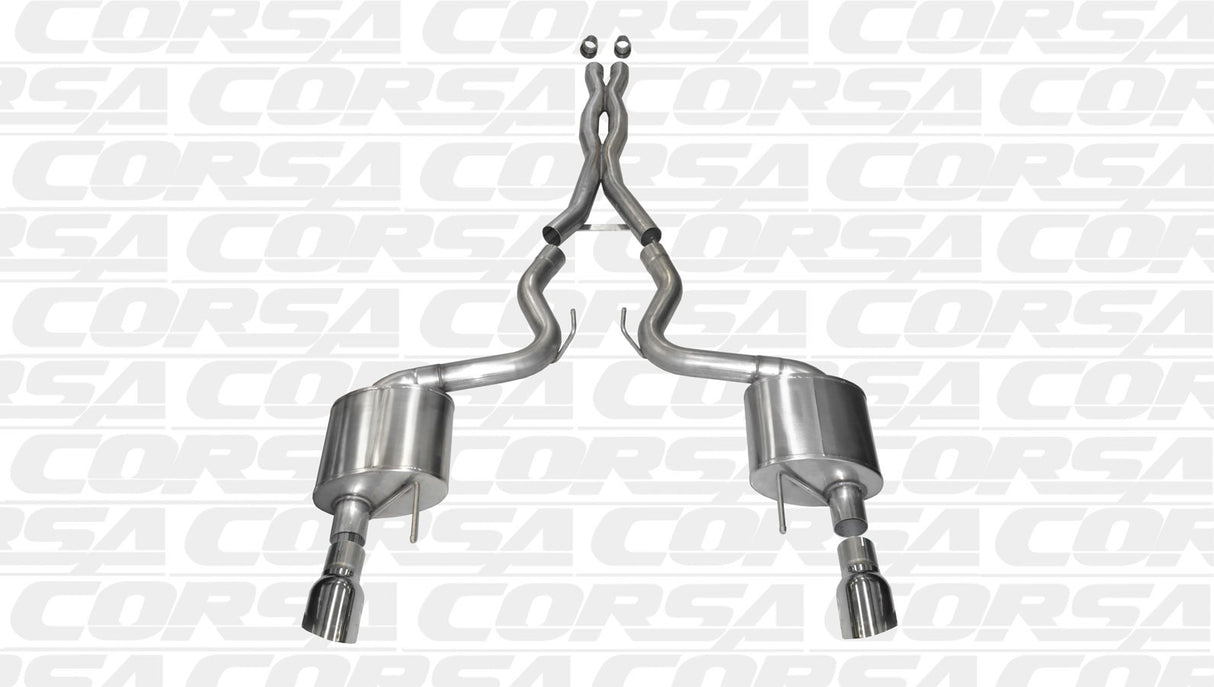 15-   Mustang 5.0L Cat Back Exhaust System - VELA AUTO 