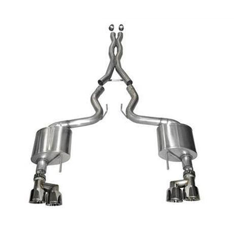 Exhaust Cat-Back - 3.0in Cat-Back  Dual Rear Exi - VELA AUTO 