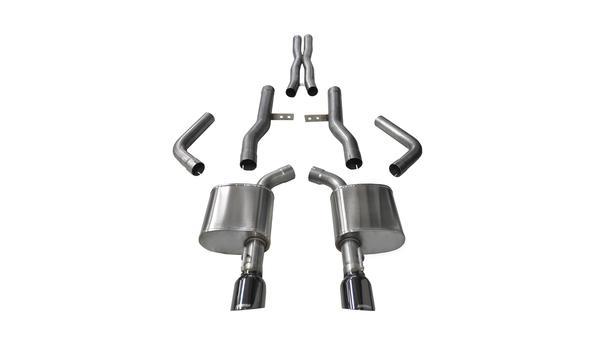 Exhaust Cat-Back - 2.76 in Dual Rear Exit - VELA AUTO 