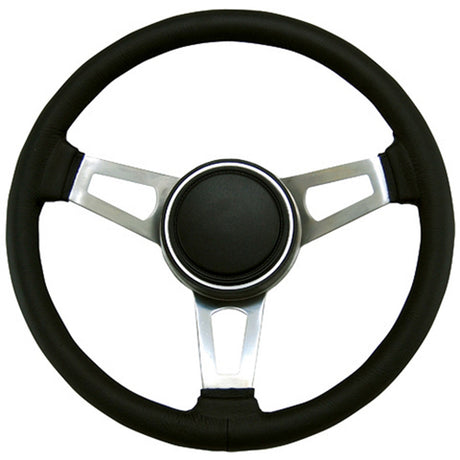 Classic Steering Wheel Black Leather - VELA AUTO 