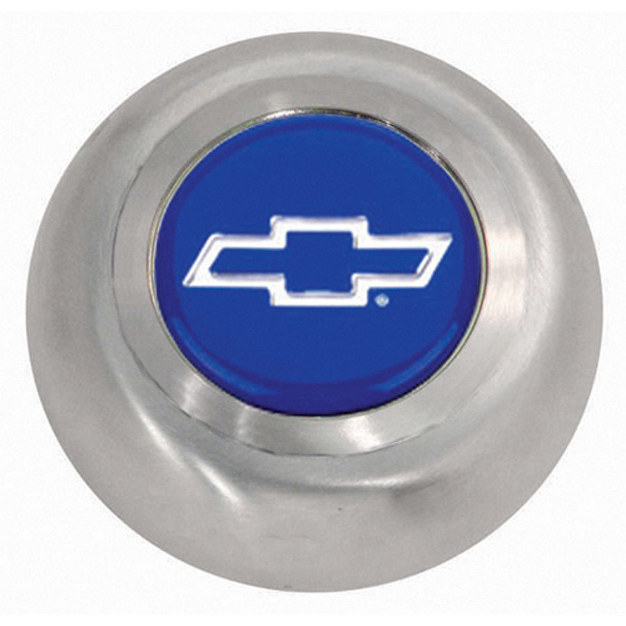 Stainless Steel Button - Blue Bowtie - VELA AUTO 
