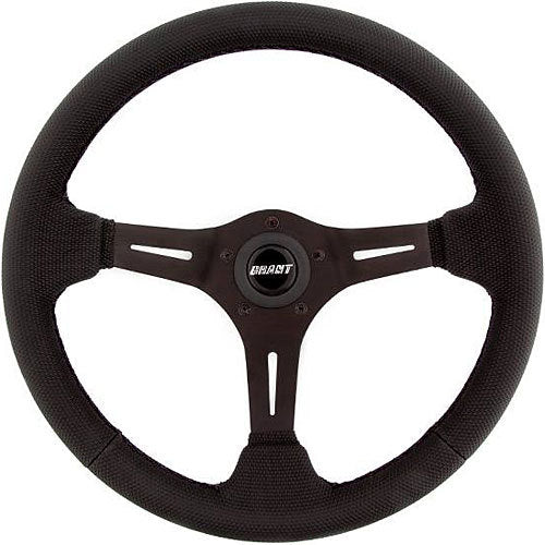 Gripper Steering Wheel 13.75in Dia. 3.5in Dish - VELA AUTO 