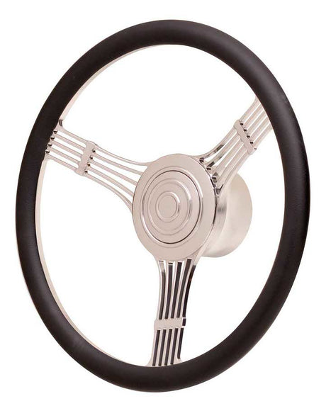Steering Wheel GT9 Retro Banjo Leather - VELA AUTO 