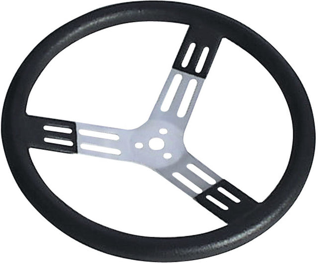 15in. Steering Wheel Black With Bumps Nat. Fi - VELA AUTO 