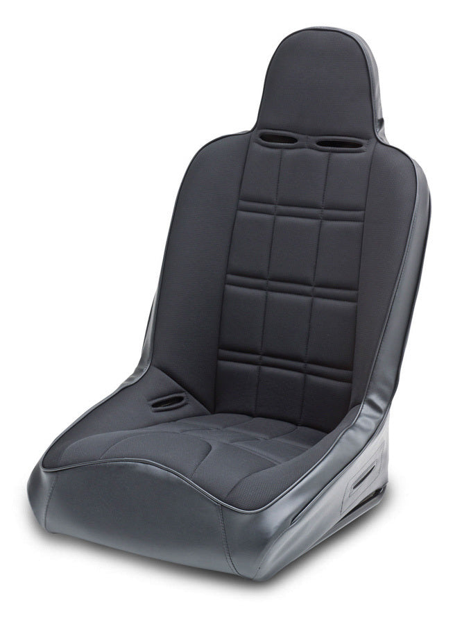 Single Nomad Seat w/ Fix ed Headrest Black/Black - VELA AUTO 
