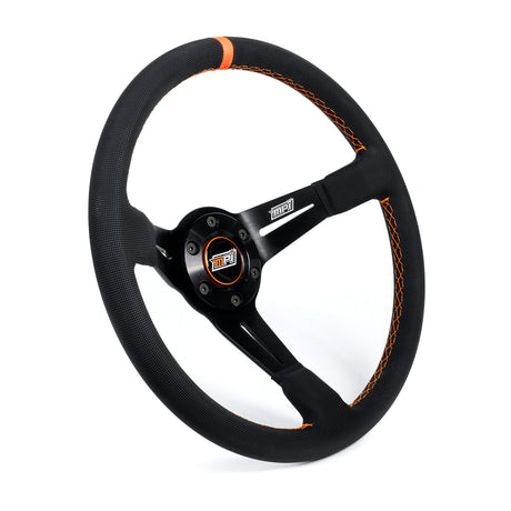 Steering Wheel Drift Car 14in Suede - Vela Auto