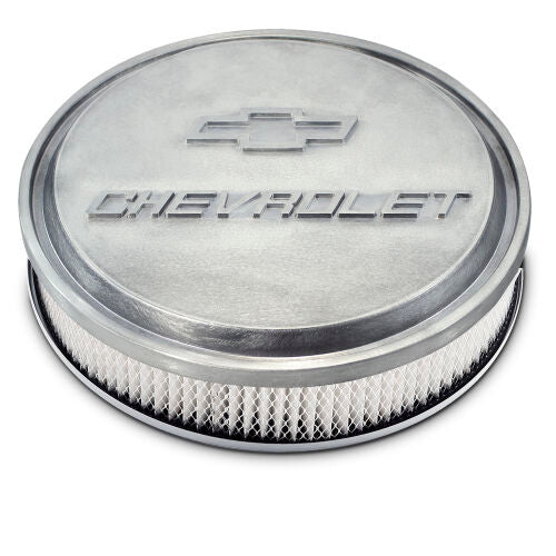 Slant Edge Air Cleaner Chevrolet/Bowtie Emblem