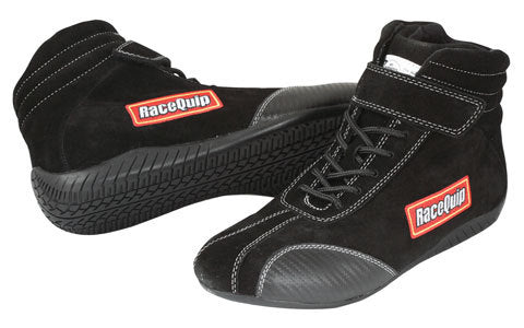 Shoe Ankletop Black Size 6.5